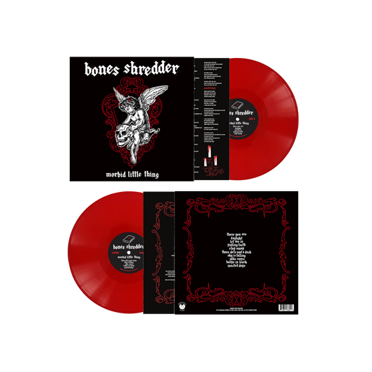 BONES SHREDDER - MORBID LITTLE THING LP (BLOOD RED)