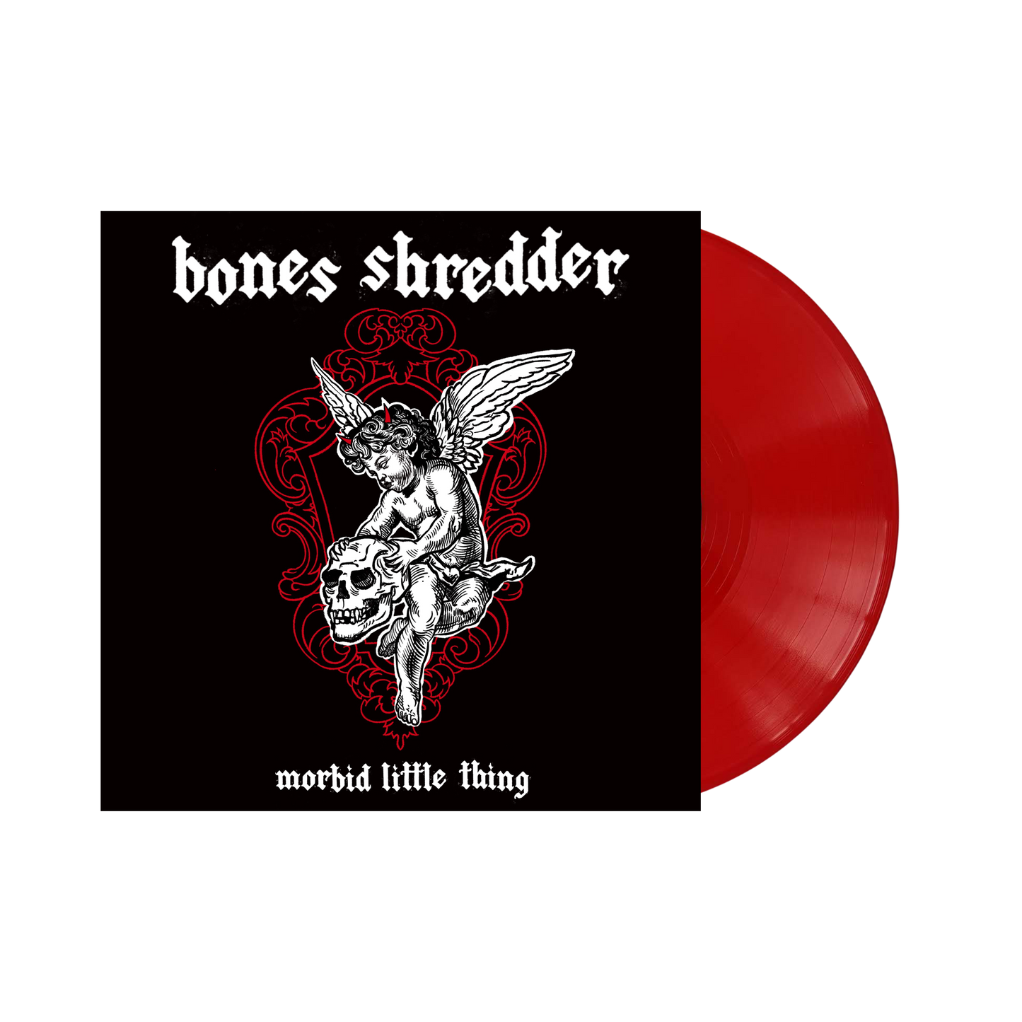 BONES SHREDDER - MORBID LITTLE THING LP (BLOOD RED)