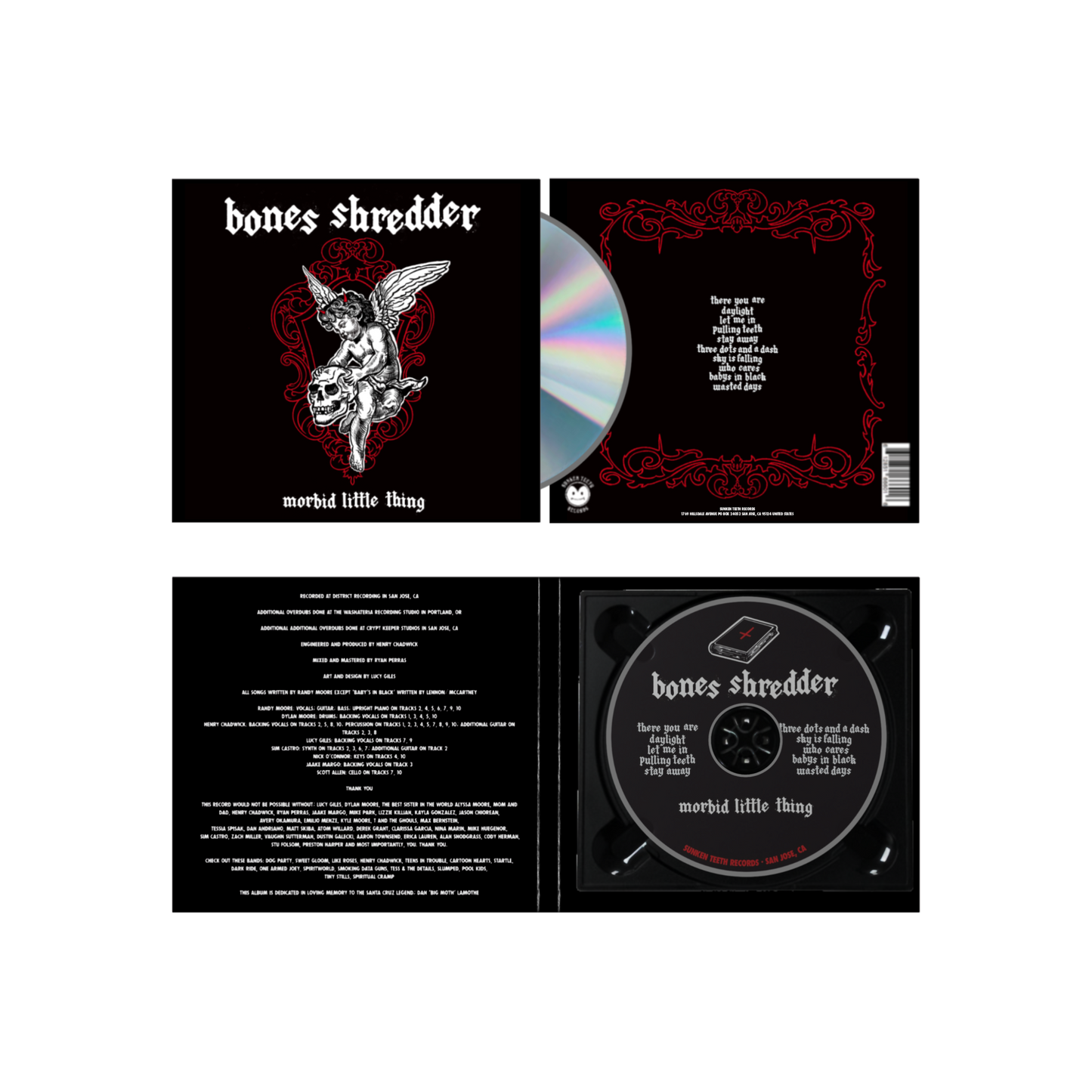 BONES SHREDDER - MORBID LITTLE THING CD