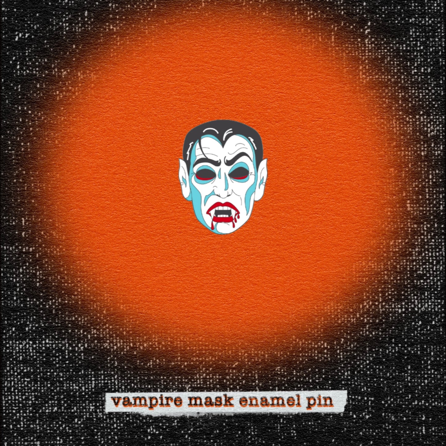 Vampire Mask Enamel Pin