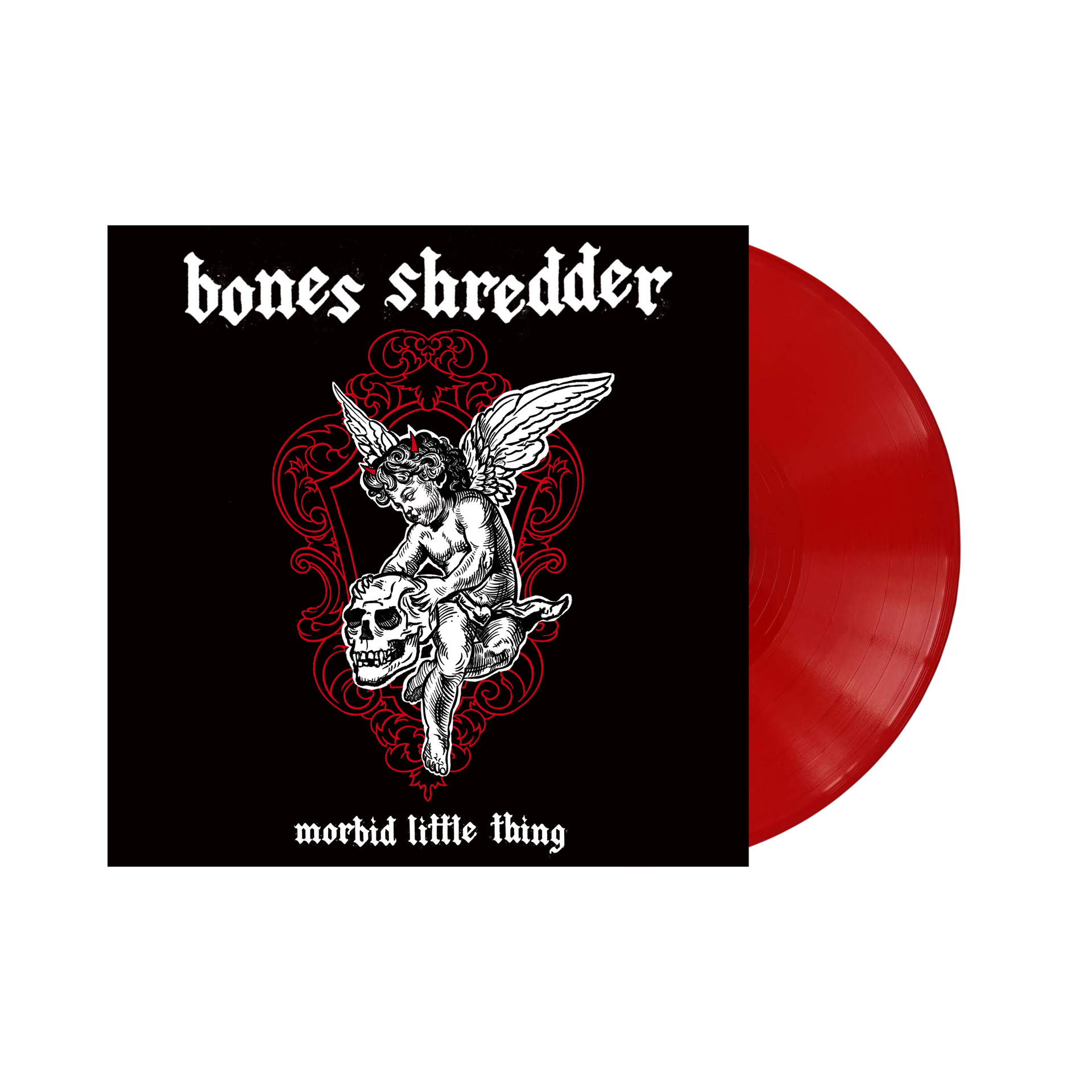 BONES SHREDDER - MORBID LITTLE THING LP (BLOOD RED) – Sunken Teeth Co.